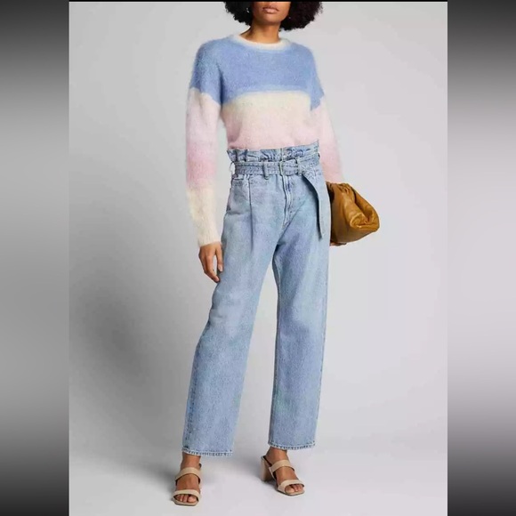 Agolde Denim - AGOLDE Reworked 90’S Ultra High Rise Belted Jean